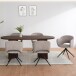 Esstisch >Wien< in Wallnuss Dekor braun, MDF - 200x76x100cm (BxHxT)
