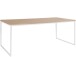 Esstisch >Messina< in Eiche Dekor Natur, MDF/Metall - 200x76x100cm (BxHxT)