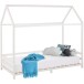 Hausbett >Edinburg< in Weiß, Kiefer - 98x176x208cm (BxHxT)