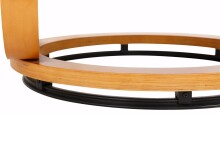Relaxsessel >Porto< inkl. Hocker, Creme, Mikrofaser/Holz - 67x103x85cm (BxHxT)