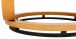 Relaxsessel >Porto< inkl. Hocker, Rot, Mikrofaser/Holz - 67x103x85cm (BxHxT)