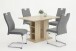Freischwinger >ALINA S< (2er-Set) mit Griff, Bezug Grau - 43x98x59 (BxHxT)