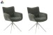 Drehstuhl >LIMONE< (2er-Set) Federkern, in anthrazit, creme oder olive - 61x88x63 (BxHxT)