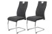 Freischwinger >ALINA S< (2er-Set) mit Griff, in Anthrazit - 43x98x59 (BxHxT)