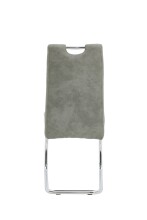 Freischwinger >FLORA II S< (2er-Set) mit Griff in Vintage Grau - 43x98x59 (BxHxT)