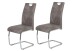 Freischwinger >FLORA II S< (2er-Set) mit Griff in Vintage Grau - 43x98x59 (BxHxT)