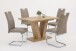 Freischwinger >FLORA II S< (2er-Set) mit Griff in Vintage Grau - 43x98x59 (BxHxT)