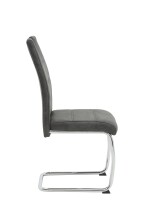 Freischwinger >FLORA II S< (2er-Set) mit Griff, in Vintage Anthrazit - 43x98x59 (BxHxT)