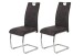 Freischwinger >FLORA II S< (2er-Set) mit Griff, in Vintage Anthrazit - 43x98x59 (BxHxT)