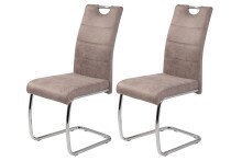 Freischwinger >FLORA II S< (2er-Set) mit Griff in...