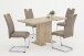 Freischwinger >FLORA II S< (2er-Set) mit Griff in Vintage Beige - 43x98x59 (BxHxT)