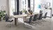 Freischwinger >FLORA II S< (4er-Set) mit Griff in Vintage Anthrazit - 43x98x59 (BxHxT)