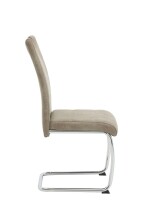 Esszimmerstuhl >FLORA II S< (4er-Set) mit Griff in Vintage Beige - 43x98x59 (BxHxT)