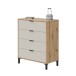 Kommode >LOIRA< in Asteiche / Kaschmir - 77,5x94x40 (BxHxT)