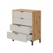 Kommode >LOIRA< in Asteiche / Kaschmir - 77,5x94x40 (BxHxT)