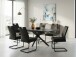 Freischwinger >KERSTIN S< (2er-Set) Federkorb, Griff, Vintage Anthrazit - 49x100x61 (BxHxT)