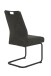 Freischwinger >KERSTIN S< (4er-Set) Federkorb, Griff, Vintage Anthrazit - 49x100x61 (BxHxT)