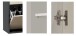 Schuhschrank >GARONA< Schuhkipper, Anthrazitgrau / Eiche Dekor - 105x112x24 (BxHxT)