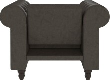 Sessel >Firenze< mit Verstellung, Mikrofaser grau - 111x83x87cm (BxHxT)