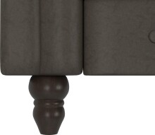 Sessel >Firenze< mit Verstellung, Mikrofaser grau - 111x83x87cm (BxHxT)