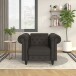 Sessel >Firenze< mit Verstellung, Mikrofaser grau - 111x83x87cm (BxHxT)