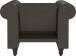Sessel >Firenze< mit Verstellung, Mikrofaser grau - 111x83x87cm (BxHxT)