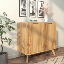 Kommode >Essen< in Wotan Eiche - 80x75x40cm (BxHxT)