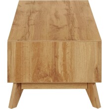 Couchtisch >Essen<mit 2 Schubladen in Eiche Dekor - 110x37x50cm (BxHxT)