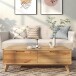 Couchtisch >Essen<mit 2 Schubladen in Eiche Dekor - 110x37x50cm (BxHxT)
