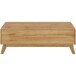 Couchtisch >Essen<mit 2 Schubladen in Eiche Dekor - 110x37x50cm (BxHxT)