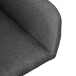 Armlehnstuhl >Bristol< (2er-Set) in Anthrazit, Stoff/Metall - 58x80x61cm (BxHxT)