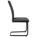 Freischwinger >Valencia< (2er-Set) in Grau, Stoff - 45x97x61cm (BxHxT)