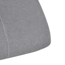 Freischwinger >Chicago< (2er-Set) in Grau, Stoff - 45x97x61cm (BxHxT)