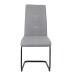 Freischwinger >Chicago< (2er-Set) in Grau, Stoff - 45x97x61cm (BxHxT)