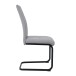 Freischwinger >Chicago< (2er-Set) in Grau, Stoff - 45x97x61cm (BxHxT)