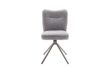 Esszimmerstuhl >Marilla< (2er-Set) drehbar, in grau - 61x91x64 (BxHxT)