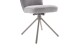 Esszimmerstuhl  >Marilla< (2er-Set) drehbar, in anthrazit - 61x91x64 (BxHxT)