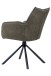 Armlehnstuhl >Bonanza< (4er-Set) Drehfunktion, Federkern, in olive - 62x89x62 (BxHxT)