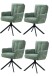 Armlehnstuhl >Yukon< (4er-Set) Drehfunktion, Federkern, olive - 60x94x66cm (BxHxT)
