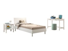 Jugendzimmer-Set >Buche massiv< (3-teilig) in...