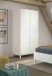 Drehtürenschrank >Eva< in Weiß, Kiefer massiv mit MDF - 98,5x196,2x57,8 (BxHxT)