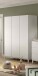 Drehtürenschrank >Eva< in Weiß, Kiefer massiv und MDF - 148,8x196,2x57,8 (BxHxT)