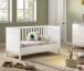 Babybett >Eva< in Weiß, Kiefer massiv und MDF - 145x85x74,2cm (BxHxT)