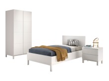 Jugendzimmer-Set >Eva< (3-teilig) in Weiß -...