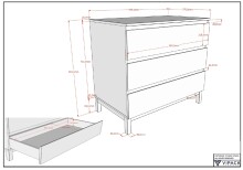 Jugendzimmer-Set >Eva< (4-teilig) in Weiß - 98,5x196,2x57,8 (BxHxT)