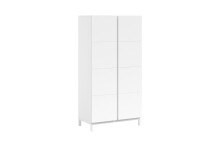 Jugendzimmer-Set >Eva< (4-teilig) in Weiß - 98,5x196,2x57,8 (BxHxT)