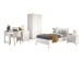 Jugendzimmer-Set >Eva< (4-teilig) in Weiß - 98,5x196,2x57,8 (BxHxT)
