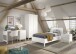 Jugendzimmer-Set >Eva< (4-teilig) in Weiß - 98,5x196,2x57,8 (BxHxT)