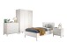 Jugendzimmer-Set >Eva< (4-teilig) in Weiß - 148,8x196,2x57,8 (BxHxT)