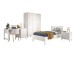 Jugendzimmer-Set >Eva< (4-teilig) in Weiß - 148,8x196,2x57,8 (BxHxT)
